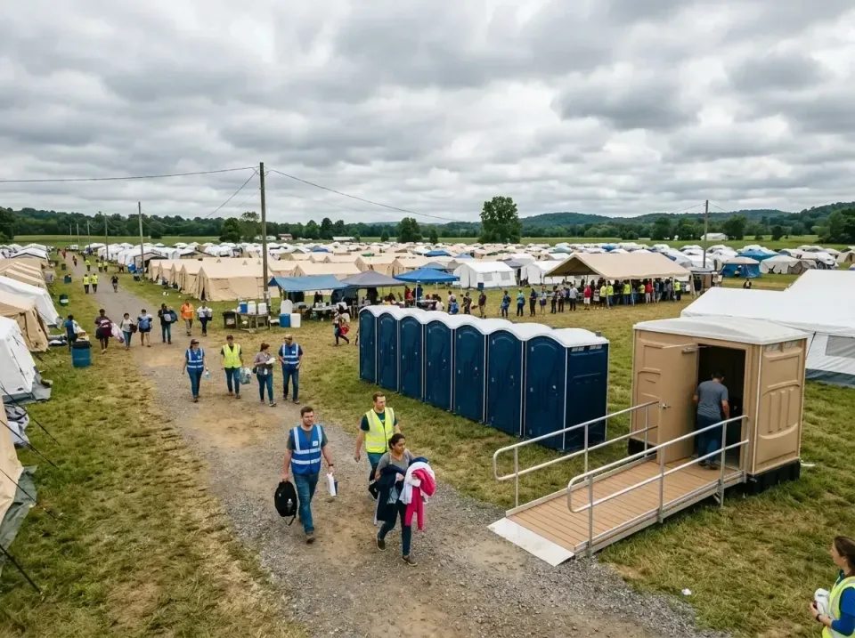 disaster-relief-camp-restrooms-010 — frequently asked questions, Dumpster & Portable Bathrooms Rental in East Tawas, MI
